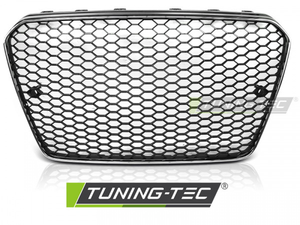 Upgrade Sportgrill / Kühlergrill für Audi A5 Facelift (8T3) 11-16 chrom/schwarz in Wabendesign